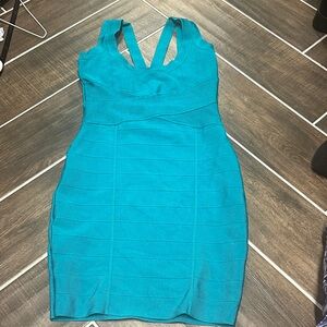 Marciano Aqua Bandage Dress